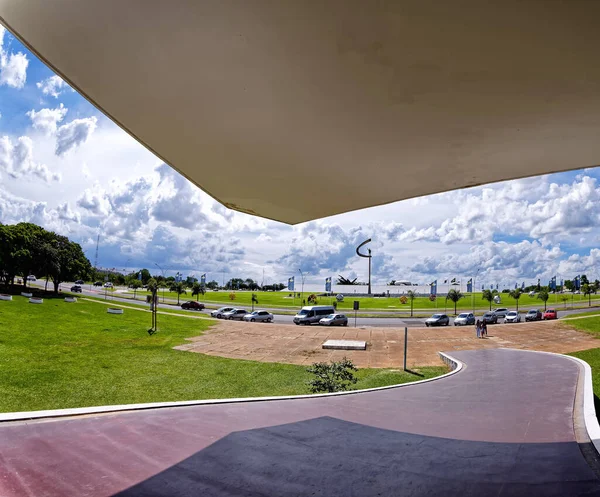 Brasília Distrito Federal Brasil Janeiro 2020 Memorial Dos Indígenas — Fotografia de Stock