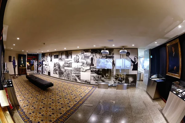 Brasilia, Federal District, Brazil - January 25, 2020: Interior of the JK Memorial, Juscelino Kubitschek
