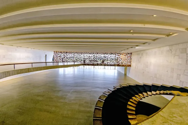 Brasilia, Federal District, Brazil - January 25, 2020: Three Powers Square, Itamaraty Palace, Ministry of Foreign Affairs.