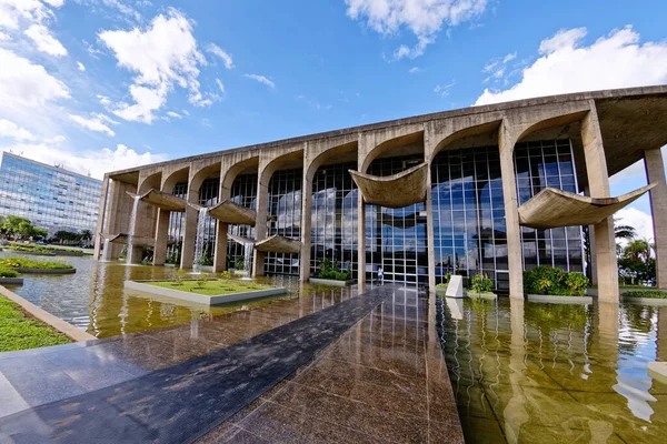 Brasilia Federal District Brazil January 2020 Three Powers Square Palace — Zdjęcie stockowe