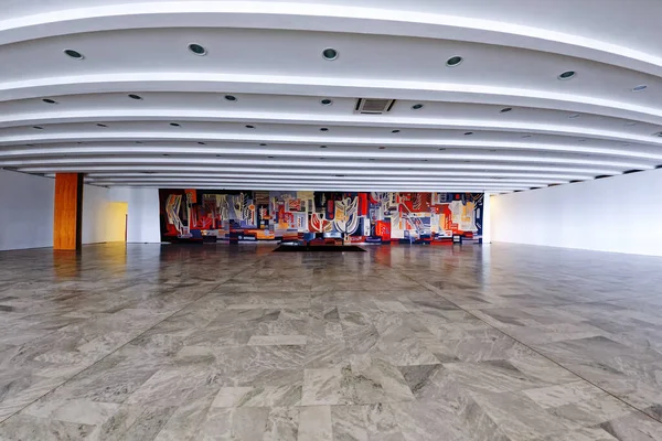 Brasilia, Federal District, Brazil - January 25, 2020: Three Powers Square, Itamaraty Palace, Ministry of Foreign Affairs.