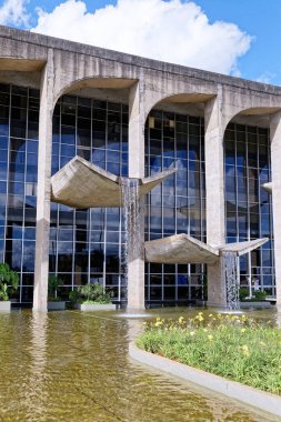 Brasilia, Distrito Federal, Brezilya - 30 Mart 2020: Adalet Sarayı Dış İşleri Bakanlığı