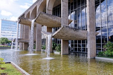 Brasilia, Distrito Federal, Brezilya - 30 Mart 2020: Adalet Sarayı Dış İşleri Bakanlığı