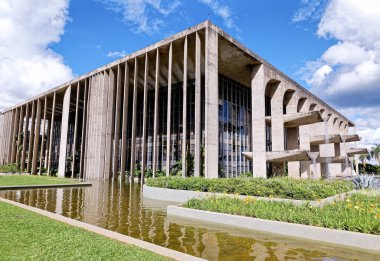 Brasilia, Distrito Federal, Brezilya - 30 Mart 2020: Adalet Sarayı Dış İşleri Bakanlığı