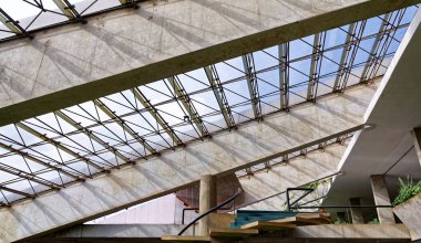 Brasilia, Distrito Federal, Brezilya - 30 Mart 2020: Cludio Santoro Ulusal Tiyatrosu