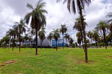 Brasilia, Distrito Federal, Brezilya - Mart 2020: Uluslararası Kongre Merkezi