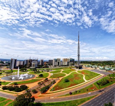 Brasilia, Distrito Federal, Brezilya - 30 Mart 2020: Brasilia TV Kulesi