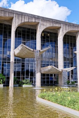 Brasilia, Distrito Federal, Brezilya - 30 Mart 2020: Adalet Sarayı Dış İşleri Bakanlığı