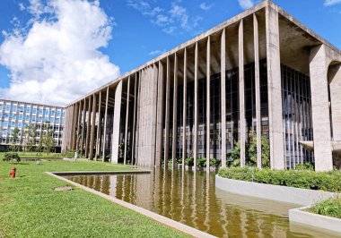 Brasilia, Distrito Federal, Brezilya - 30 Mart 2020: Adalet Sarayı Dış İşleri Bakanlığı