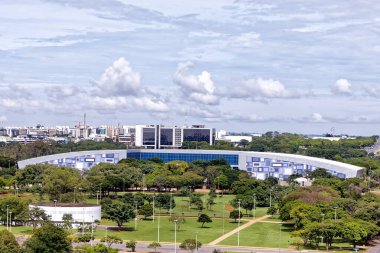 Brasilia, Distrito Federal, Brezilya - Mart 2020: Uluslararası Kongre Merkezi