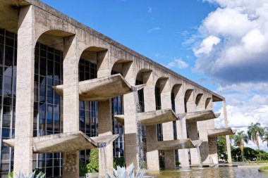 Brasilia, Distrito Federal, Brezilya - 30 Mart 2020: Adalet Sarayı Dış İşleri Bakanlığı