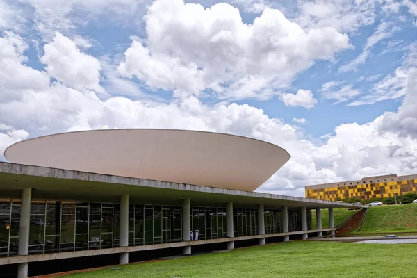 Brasilia Distrito Federal Brazylia Marzec 2020 Nowoczesna Architektura Dzielnicy Federalnej — Zdjęcie stockowe