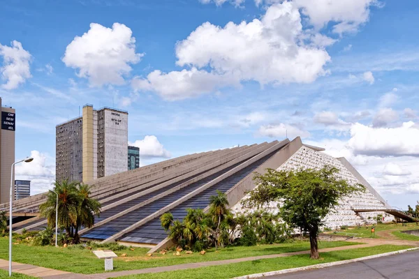 Brasilia Distrito Federal Brazilië Maart 2020 Cludio Santoro National Theater — Stockfoto