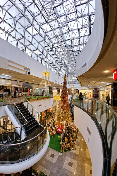 Brasilia Distrito Federal Brasil Enero 2020 Decoraciones Navideñas Centro Comercial — Foto de Stock