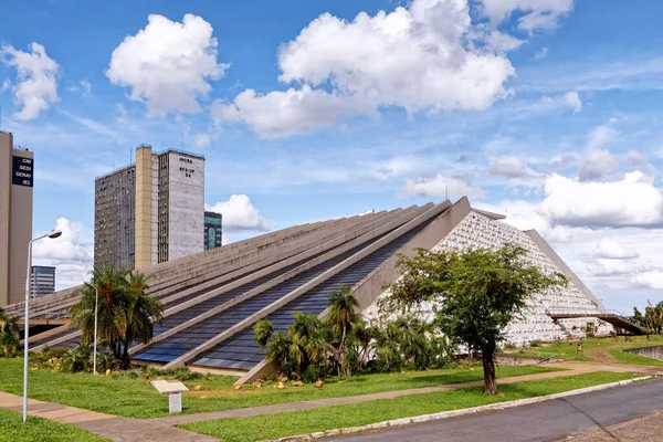 Brasilia Distrito Federal Brazília 2020 Március Cludio Santoro Nemzeti Színház — Stock Fotó