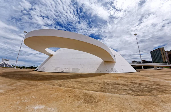 Brasilia Distrito Federal Brasilien Marts 2020 Honestino Guimares National Museum - Stock-foto