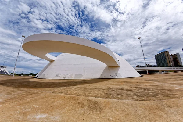 Brasilia Distrito Federal Brasilien Marts 2020 Honestino Guimares National Museum - Stock-foto