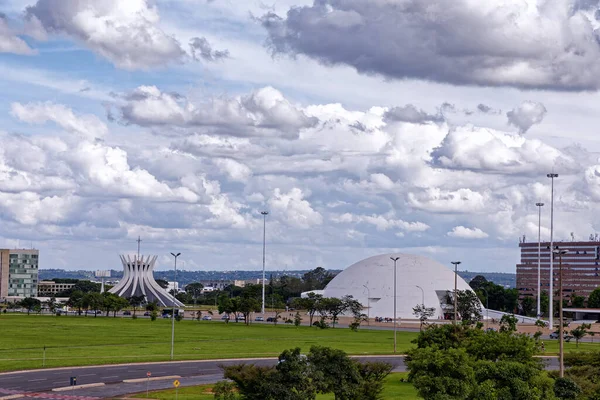 Brasilia Distrito Federal Brazilië Maart 2020 Street View Brasilia — Stockfoto