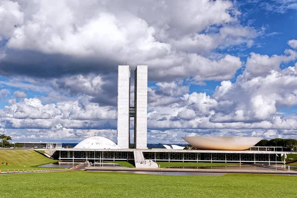 Brasilia Distrito Federal Brazylia Marzec 2020 Nowoczesna Architektura Dzielnicy Federalnej — Zdjęcie stockowe