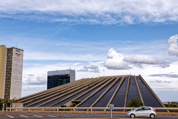 Brasilia Distrito Federal Brazílie Března 2020 Národní Divadlo Cludio Santoro — Stock fotografie