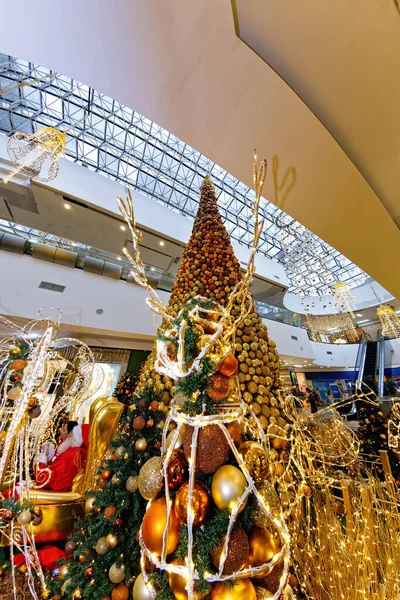 Brasilia Distrito Federal Brasil Enero 2020 Decoraciones Navideñas Centro Comercial —  Fotos de Stock