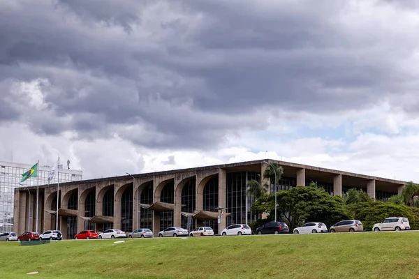 Brasilia Distrito Federal Brazylia Marca 2020 Pałac Sprawiedliwości Zewnątrz — Zdjęcie stockowe
