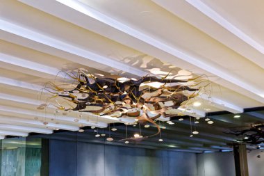 Brasilia, Distrito Federal, Brezilya - 30 Mart 2020: Itamaraty iç çevre, Brezilya Dışişleri Bakanlığı