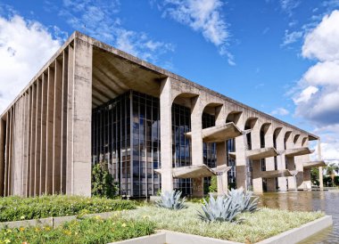 Brasilia, Distrito Federal, Brezilya - 30 Mart 2020: Adalet Sarayı Dış İşleri Bakanlığı