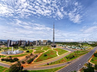 Brasilia, Distrito Federal, Brezilya - 30 Mart 2020: Brasilia TV Kulesi