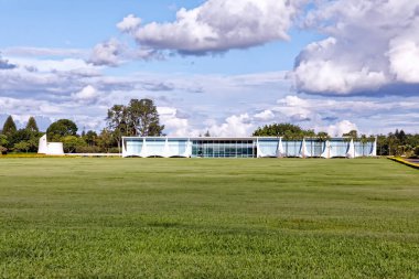 Brasilia, Distrito Federal, Brezilya - 30 Mart 2020: Palcio da Alvorada