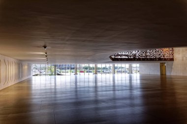 Brasilia, Distrito Federal, Brezilya - 30 Mart 2020: Itamaraty iç çevre, Brezilya Dışişleri Bakanlığı