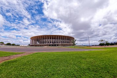 Brasilia, Distrito Federal, Brezilya - Mart 2020: Brezilya 'nın Brasilia federal bölgesinde modern mimari