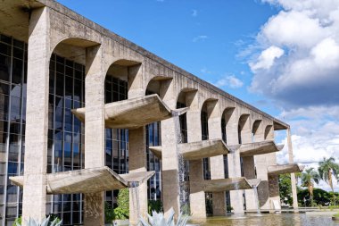 Brasilia, Distrito Federal, Brezilya - 30 Mart 2020: Adalet Sarayı Dış İşleri Bakanlığı