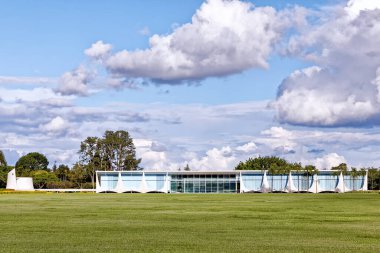 Brasilia, Distrito Federal, Brezilya - 30 Mart 2020: Palcio da Alvorada