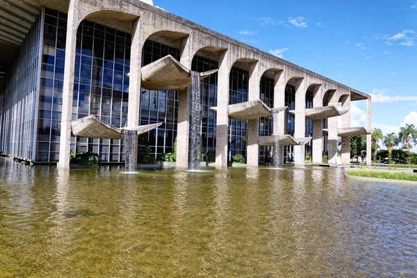 Brasilia Distrito Federal Brasil Marzo 2020 Palacio Justicia Exterior —  Fotos de Stock