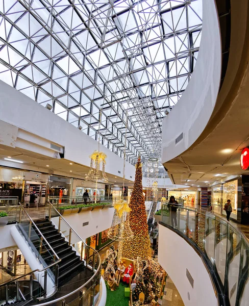 巴西利亚 巴西联邦特区 2020年1月25日 巴西利亚购物中心圣诞装饰 — 图库照片