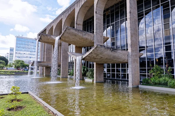 Brasilia Distrito Federal Brasil Marzo 2020 Palacio Justicia Exterior —  Fotos de Stock