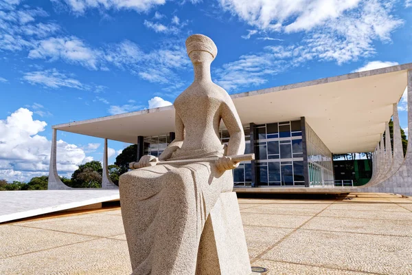 Brasilia Distrito Federal Brasilien Mars 2020 Stf Högsta Domstolen — Stockfoto