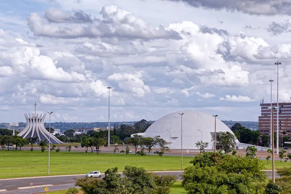 Brasilia Distrito Federal Brazilië Maart 2020 Street View Brasilia — Stockfoto