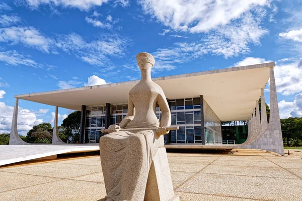 Brasília Distrito Federal Brasil Março 2020 Stf Supremo Tribunal Federal — Fotografia de Stock