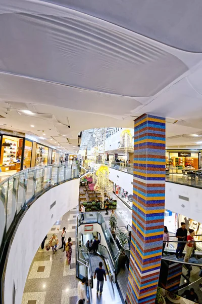 Brasilia Distrito Federal Brasil Enero 2020 Decoraciones Navideñas Centro Comercial —  Fotos de Stock