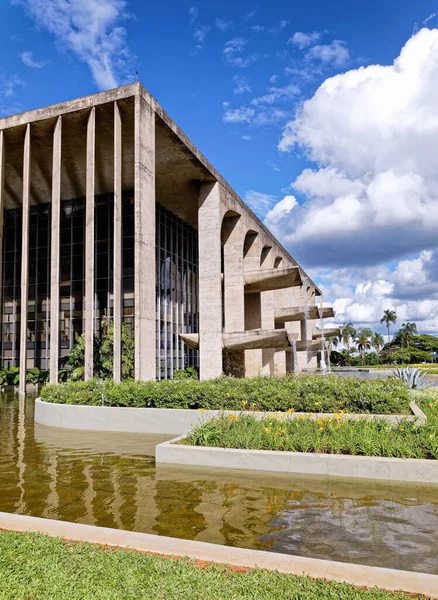 Brasilia Distrito Federal Brazylia Marca 2020 Pałac Sprawiedliwości Zewnątrz — Zdjęcie stockowe