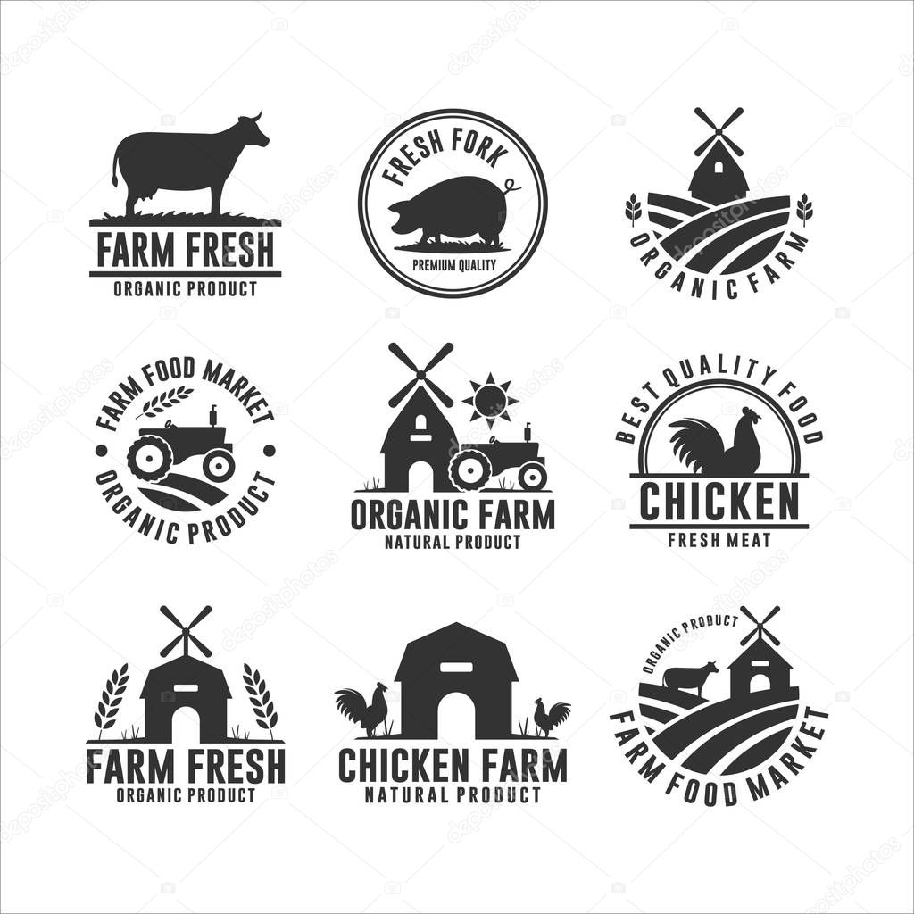 Farm Fresh Organic Product Logos