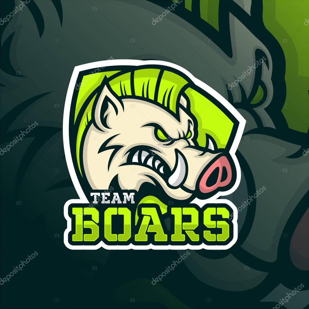 Boar Head Esport Logo gaming