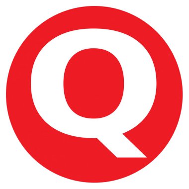 Q Harfi Büyük Kırmızı Noktalar Harfleri ve Sayıları