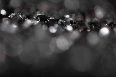 Bokeh odaklı ışıklarla tek renkli soyut arkaplan