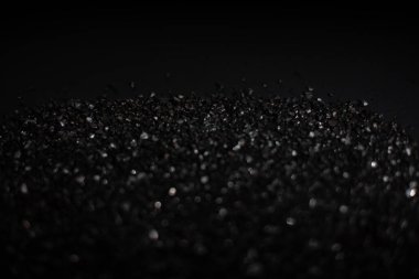 Bokeh odaklı ışıklarla tek renkli ve soyut çerçeve