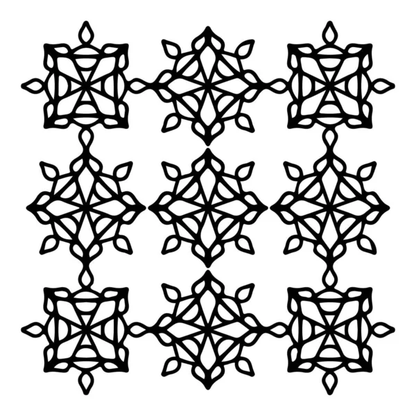 Мандала круглый образец винтажа. Логотип с каракулями мандала. Племя — стоковый вектор