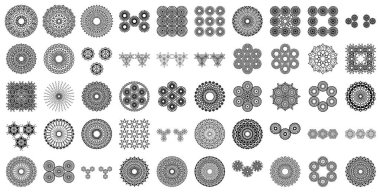 Mandala round pattern vintage