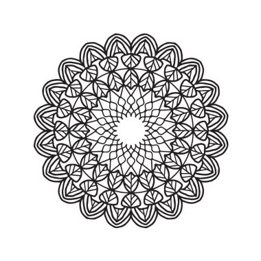 the logo. mandala artwork. doodle style